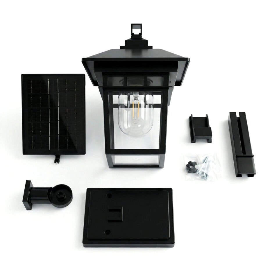 Panther PT-2965 Solar Hareket Sensörlü LED Duvar Lambası