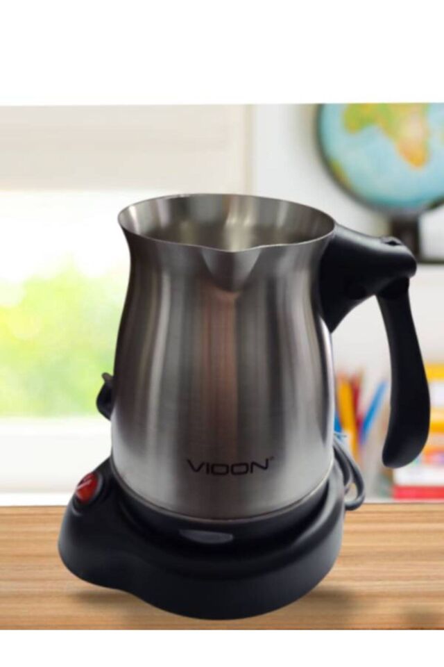 Vioon Vn-1005 Cezvella Elektrikli Çelik Cezve-Türk Kahvesi Makinesi