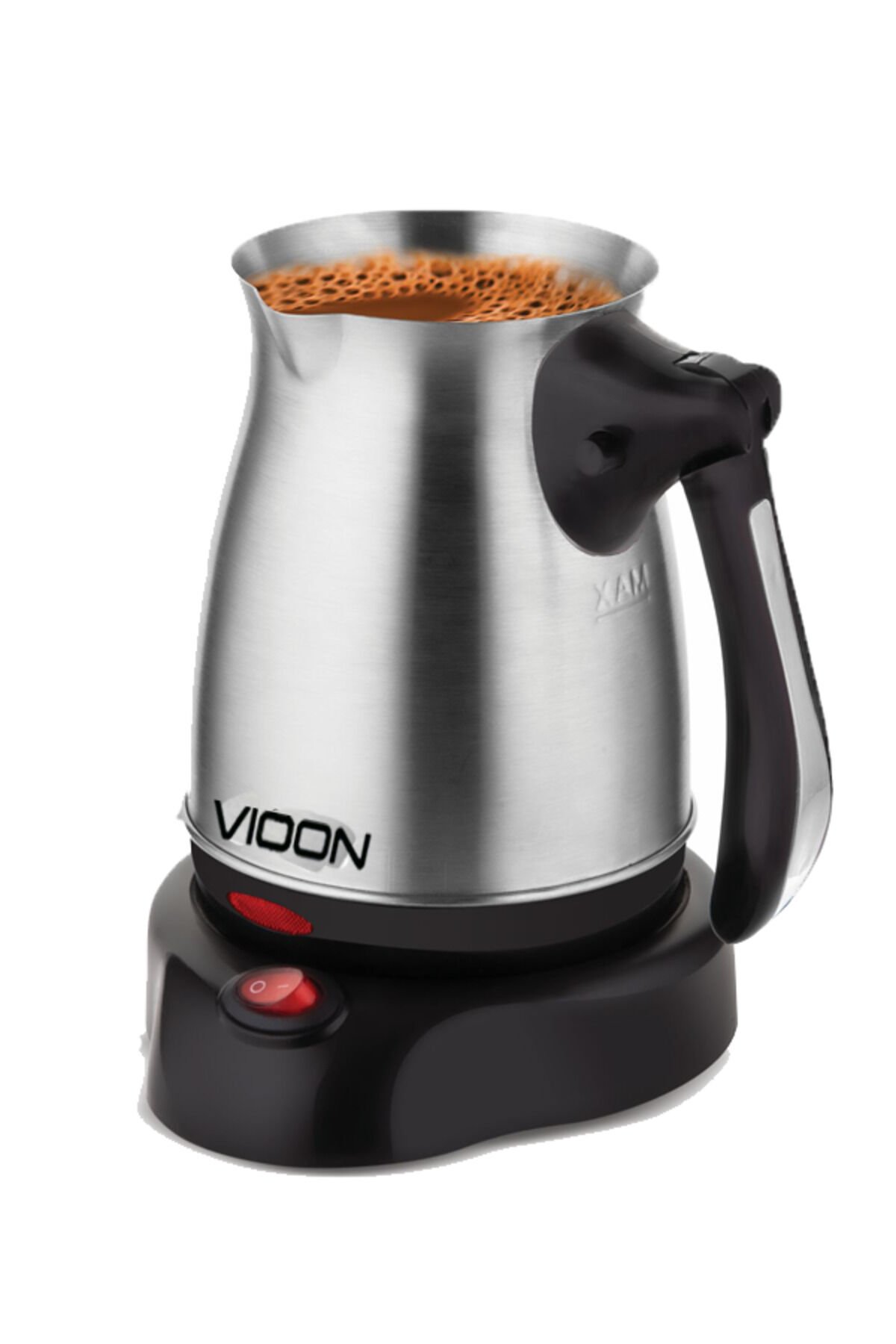 Vioon Vn-1005 Cezvella Elektrikli Çelik Cezve-Türk Kahvesi Makinesi