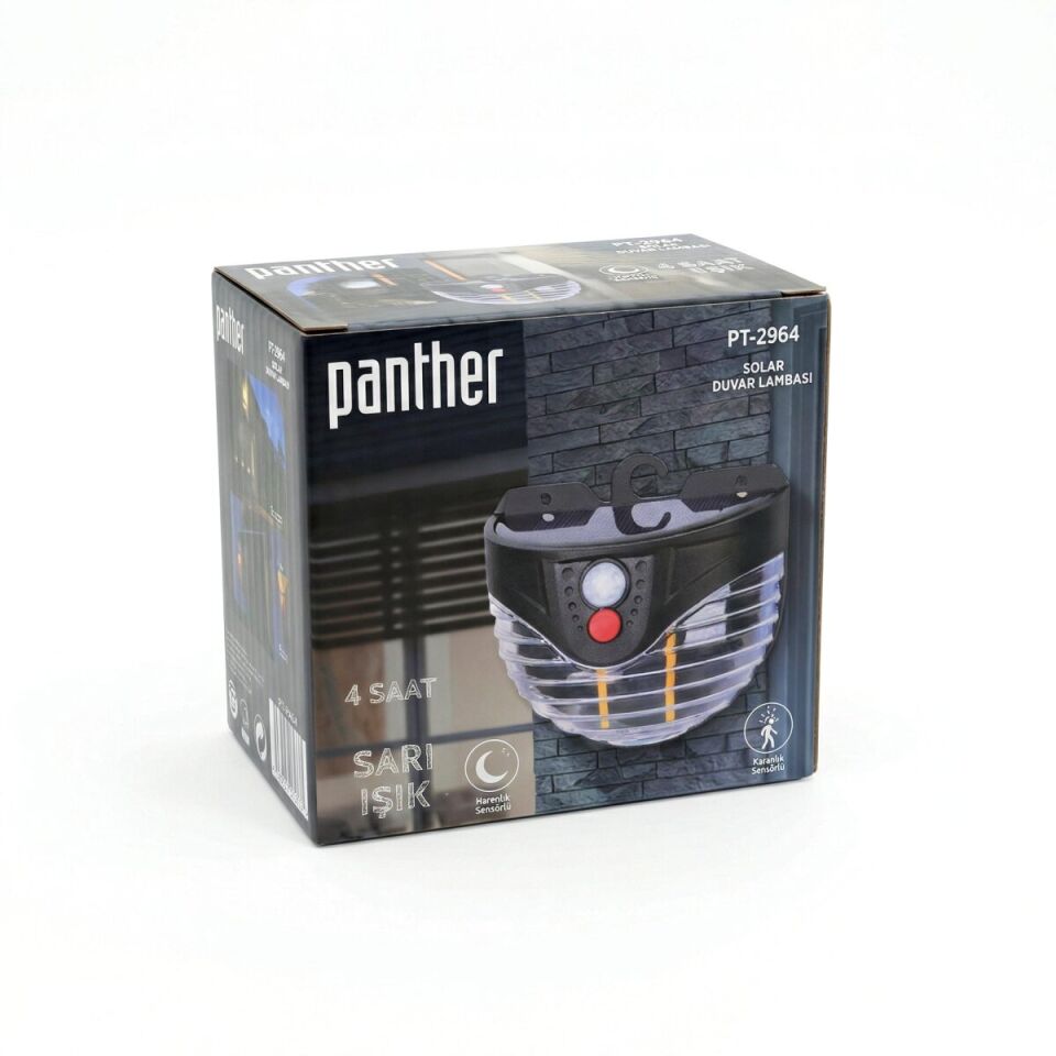 Panther PT-2964 Solar LED Duvar Lambası