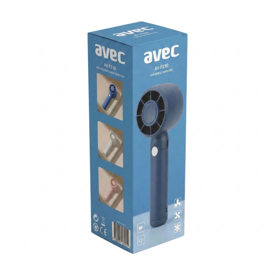 Avec AV-F130 Taşınabilir USB Şarjlı Mini Fan