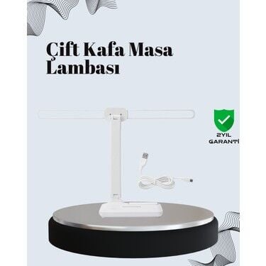 Ayarlanabilir Açıya Sahip Masa Lambası | Kademeli Işık Seviyesi, Modern ve Kompakt Tasarım