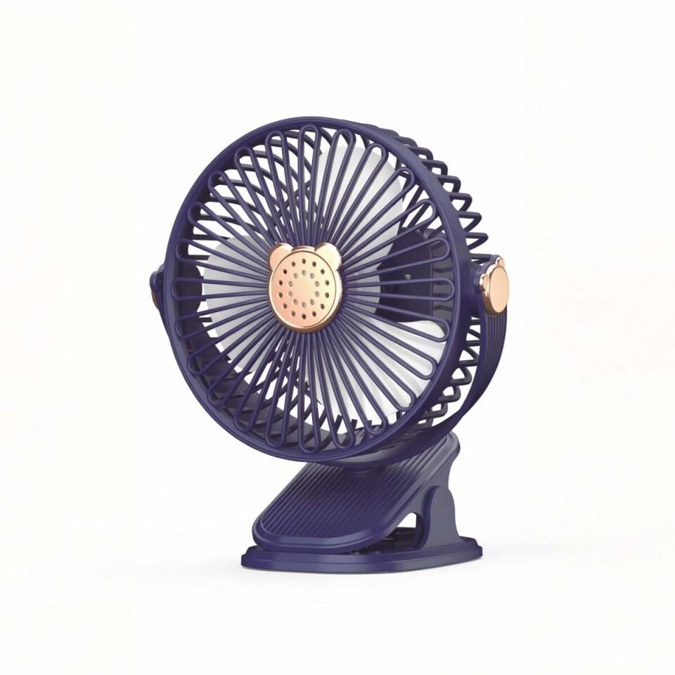 Avec AV-F551 Işıklı ve Klipsli USB Şarjlı Fan
