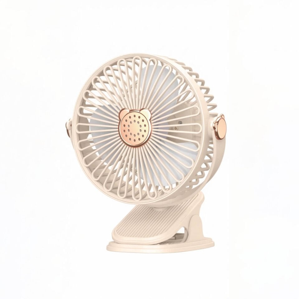 Avec AV-F551 Işıklı ve Klipsli USB Şarjlı Fan