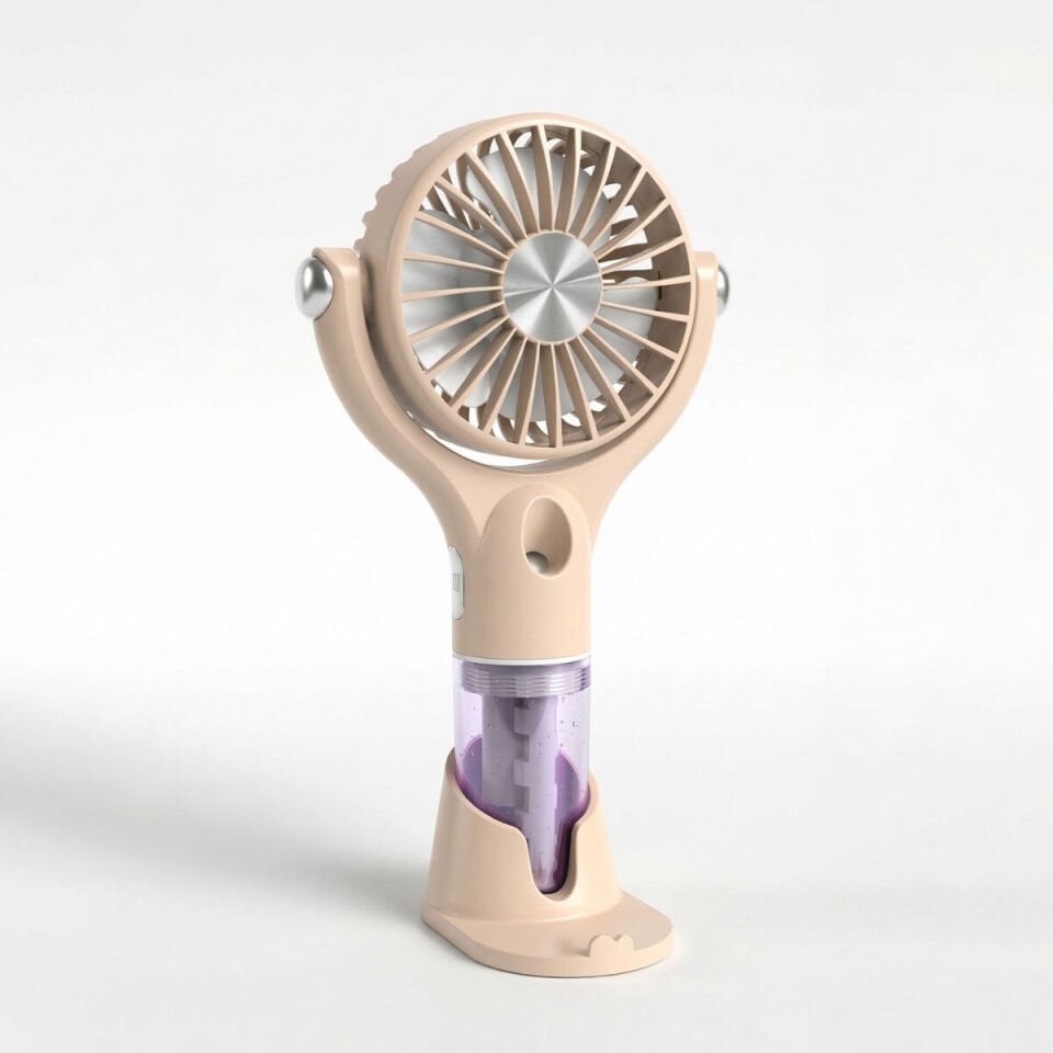 Avec AV-F833 Su Spreyli ve Hassas Ayarlı USB Şarjlı Mini Fan