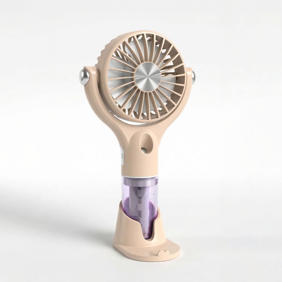 Avec AV-F833 Su Spreyli ve Hassas Ayarlı USB Şarjlı Mini Fan