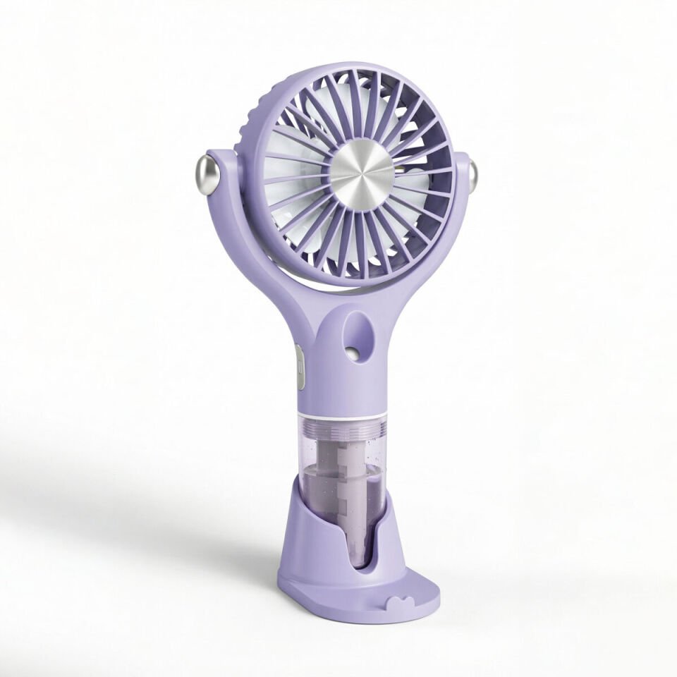 Avec AV-F833 Su Spreyli ve Hassas Ayarlı USB Şarjlı Mini Fan