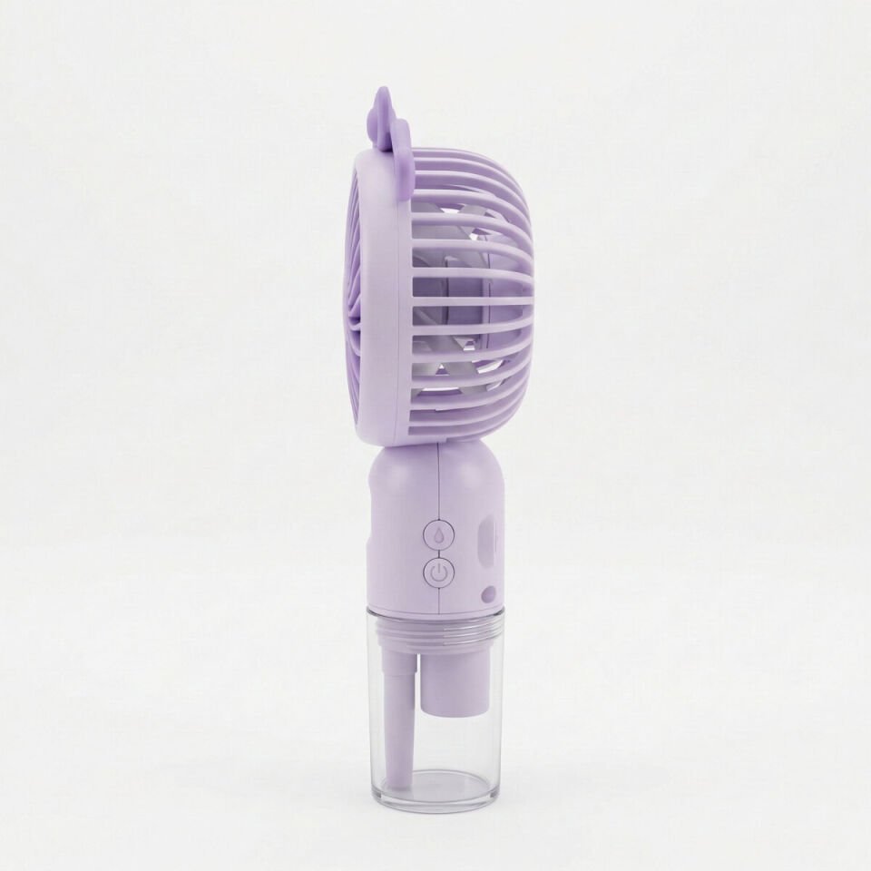 Avec AV-F830 Su Spreyli ve Figürlü USB Şarjlı Mini Fan