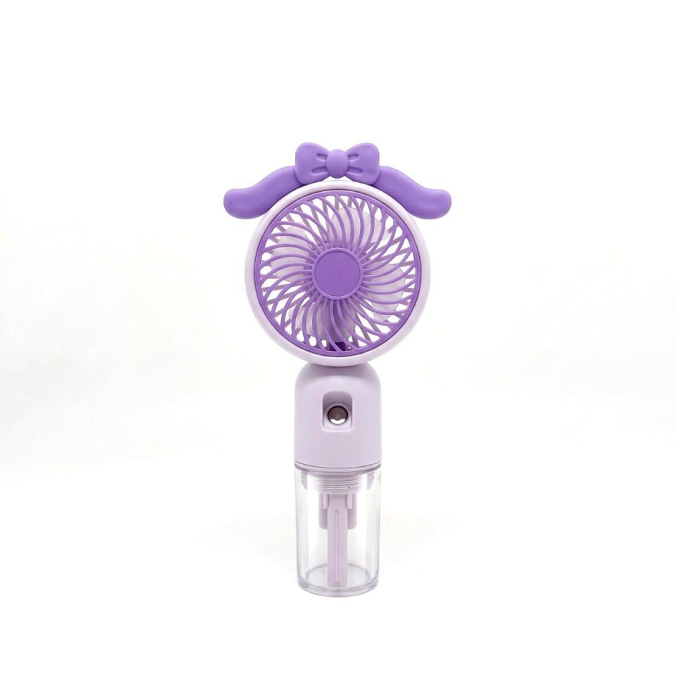 Avec AV-F830 Su Spreyli ve Figürlü USB Şarjlı Mini Fan