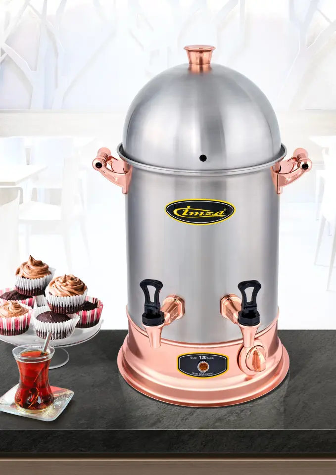 İmza Lüks Rose Çay Makinesi 30 Bardak