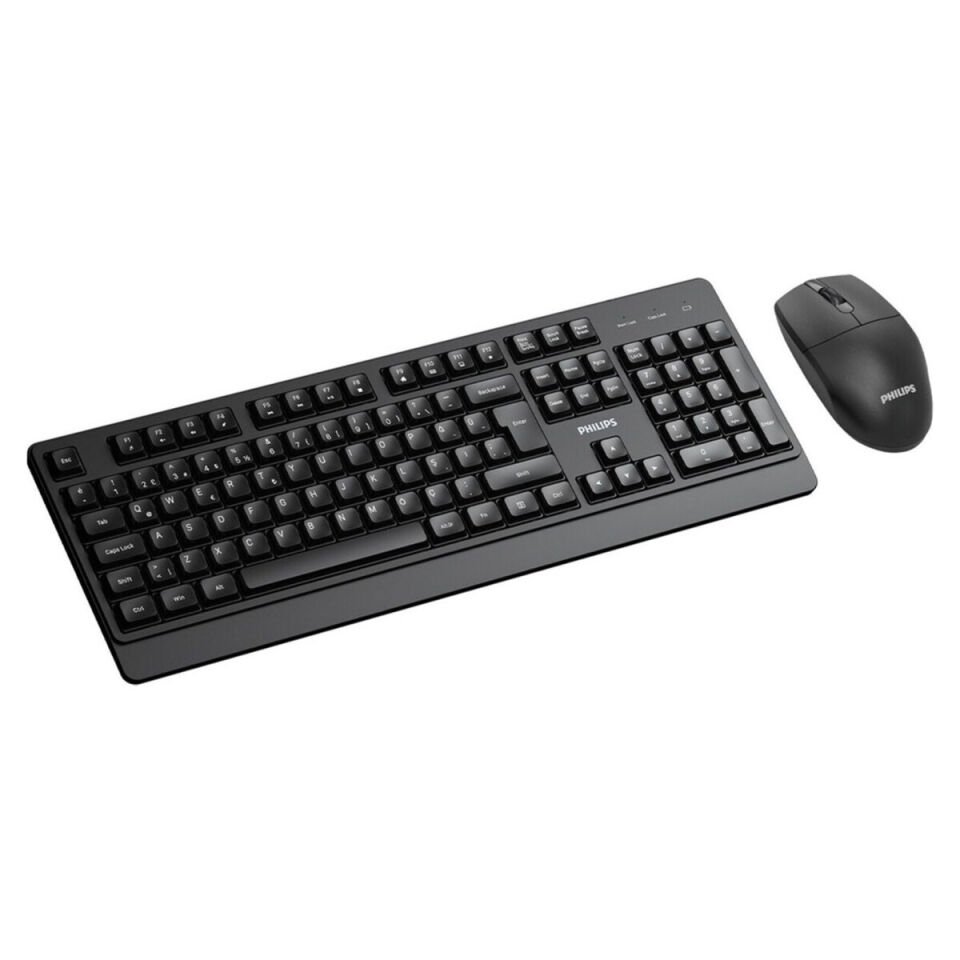 PHILIPS SPT6347B KABLOSUZ KLAVYE MOUSE SETİ SİYAH