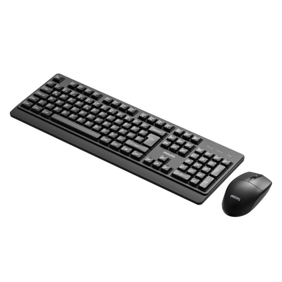 PHILIPS SPT6347B KABLOSUZ KLAVYE MOUSE SETİ SİYAH