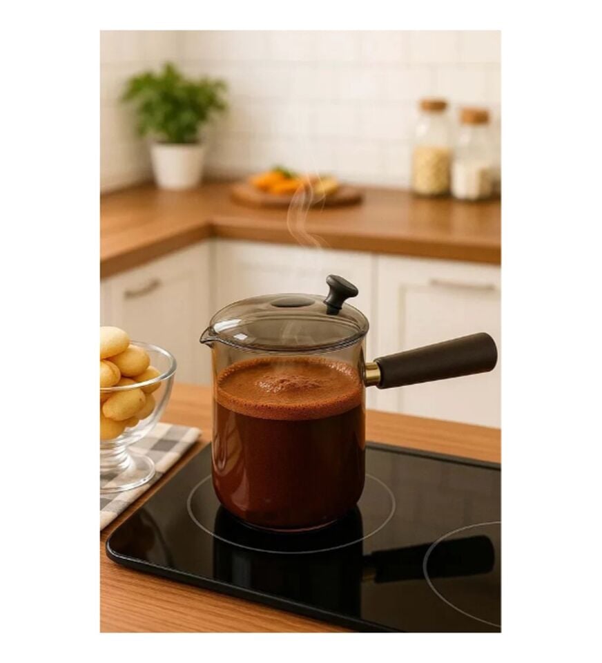 Miter 550 ML Akasya Cam Cezve