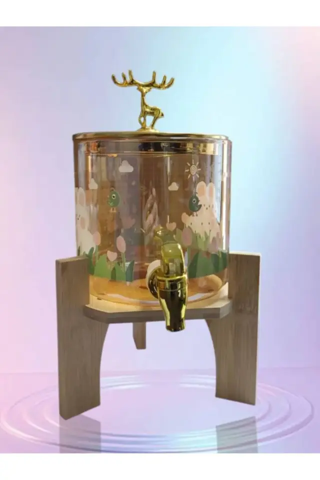 Bambu Standlı 2,6Lt Sebil Şerbetlik