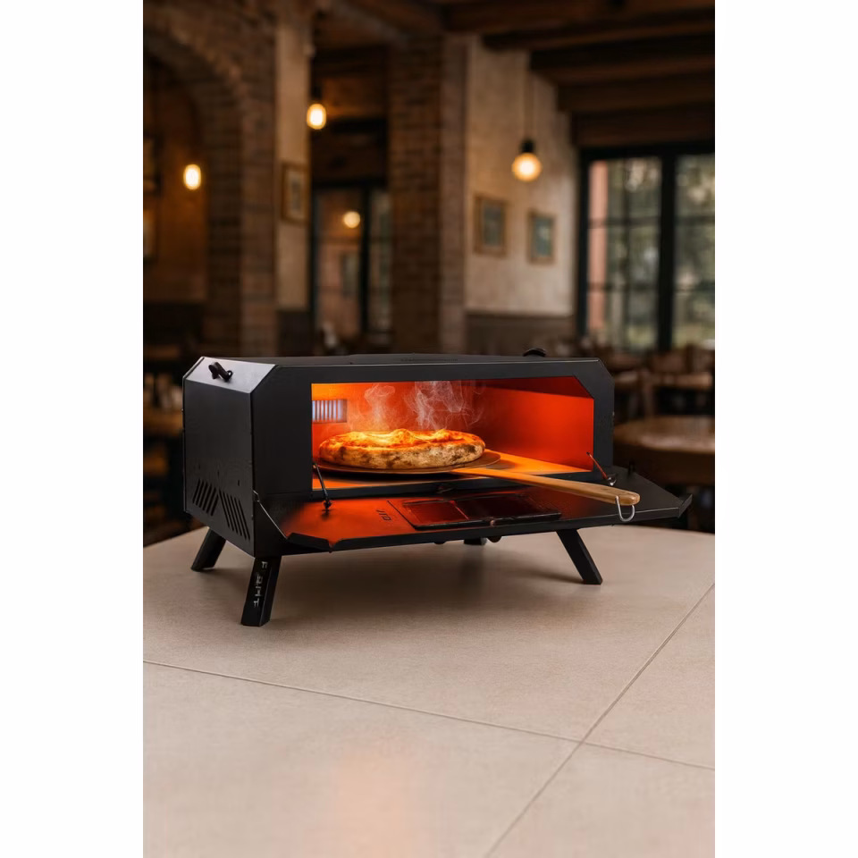 Flarte Ocak Üstü Taş Fırın 30x30cm -Pizza Fırını