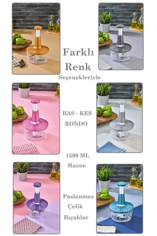 3 Bıçaklı Rondo El Rondosu Basmalı El Rondosu