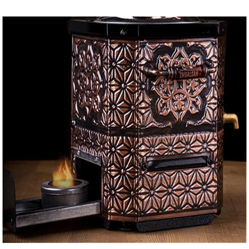 Nostaljik Elektrikli Bakır Çay Semaveri-Demliksizdir