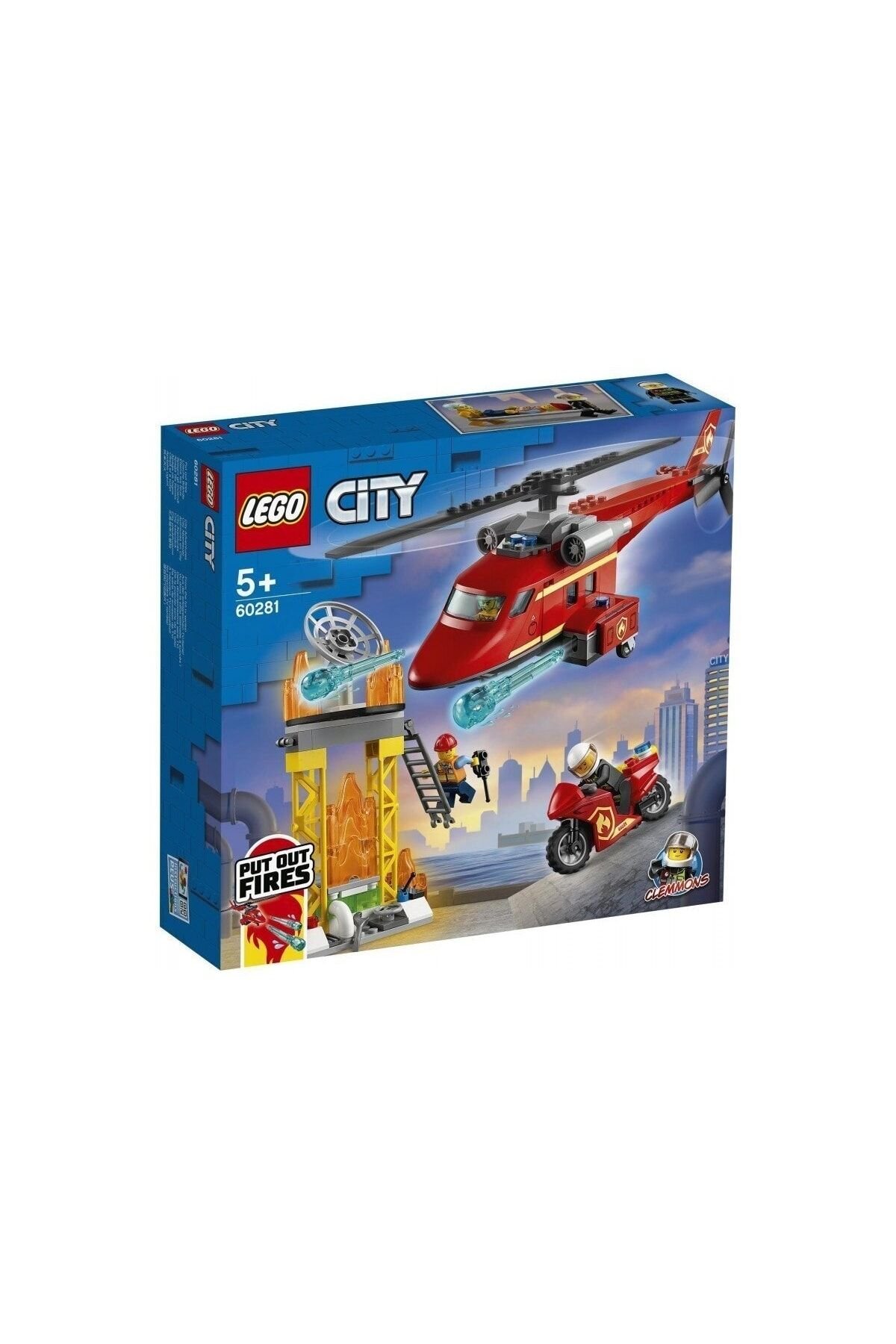 60281 ® City Itfaiye Kurtarma Helikopteri / 212 Parça /+5 Yaş