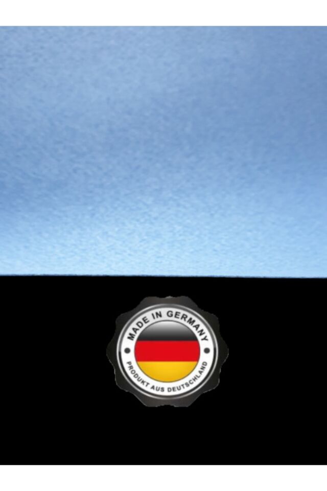 Toz Ve Iz Bırakmayan 10 Kat Fazla Emici Alman Oto Kurulama Ve Cam Bezi Mavi Taşlanmış Güderi 40*40