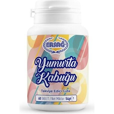 Ersağ Yumurta Kabuğu Tableti 60Tablet