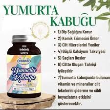 Ersağ Yumurta Kabuğu Tableti 60Tablet