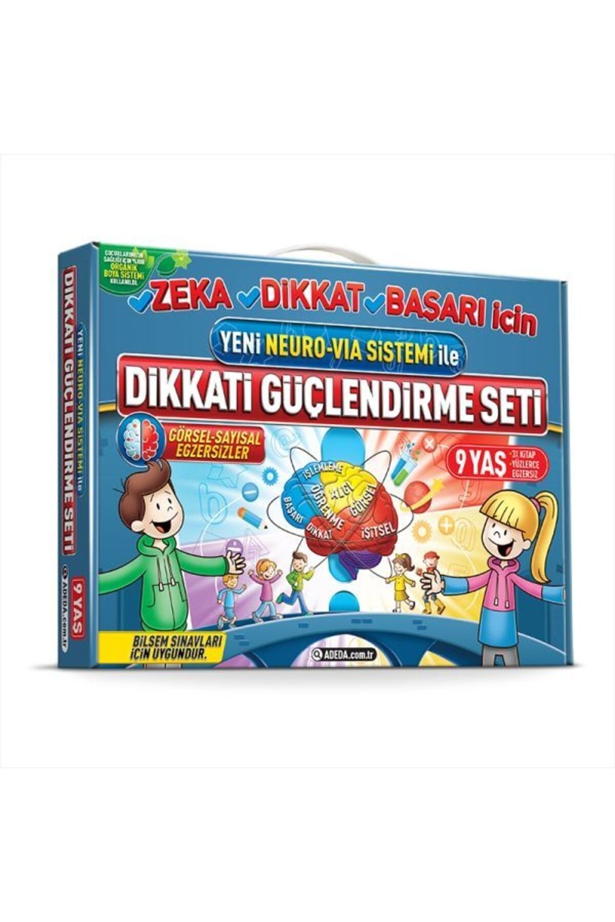 Dikkati Güçlendirme Seti 3. Sınıf 9 Yaş (3 Kitap Karton Kutu Set)