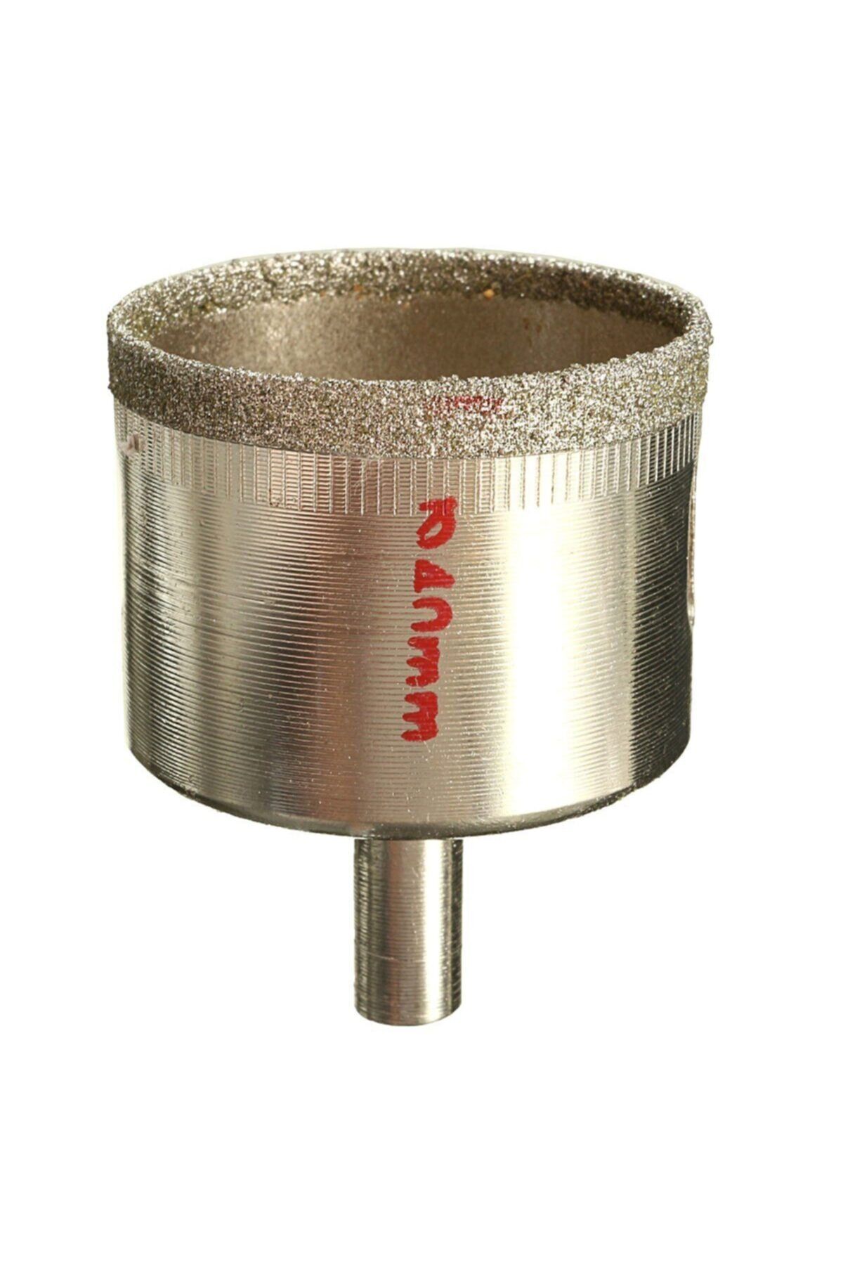 Mermer Granit Fayans Cam Yuvarlak Delme Panç Elmas Uç Yuvarlak Açma Matkap Için Karot 4cm (40mm)