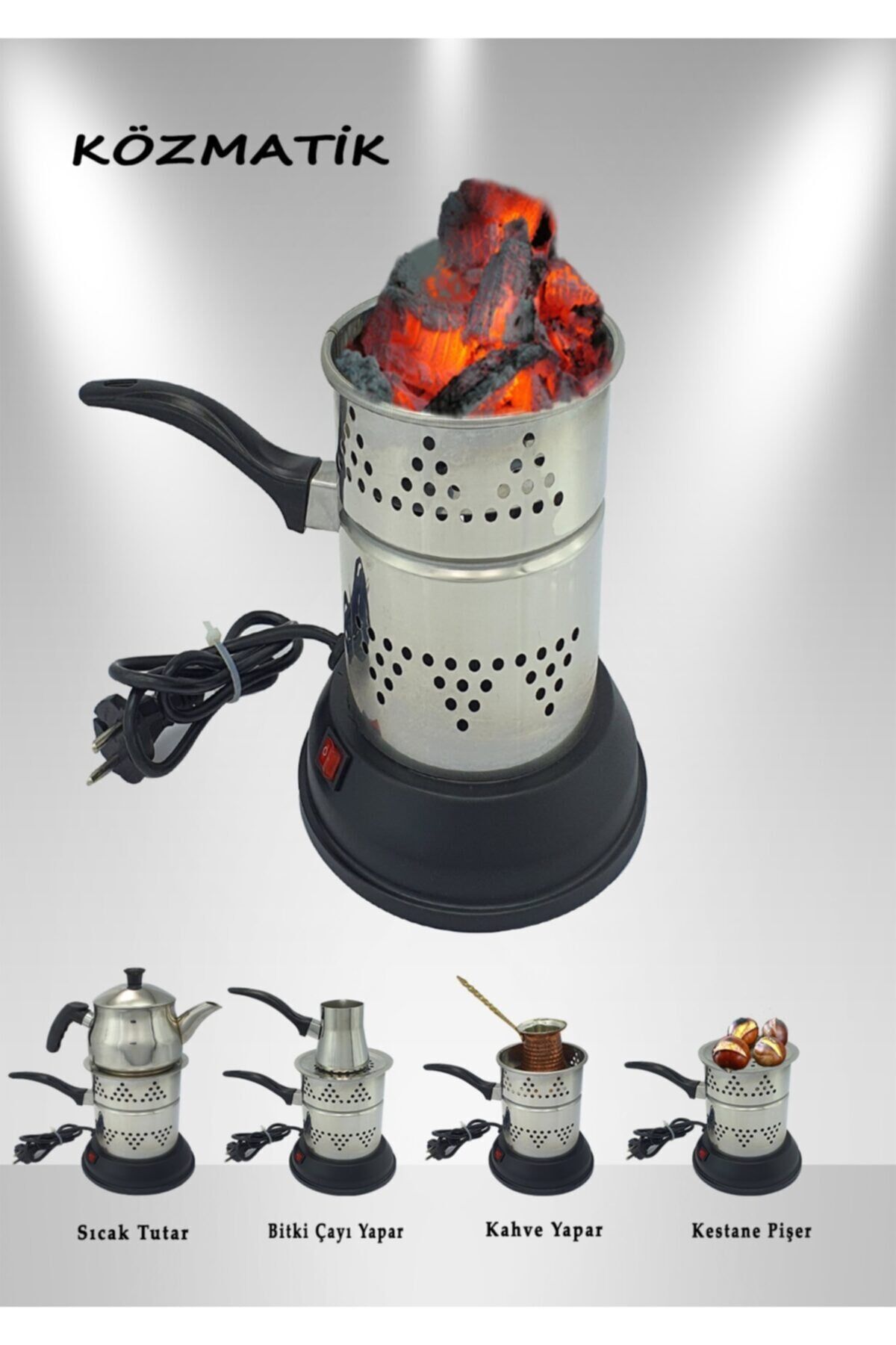 Elektrikli Közmatik-nargile Köz Makinesi