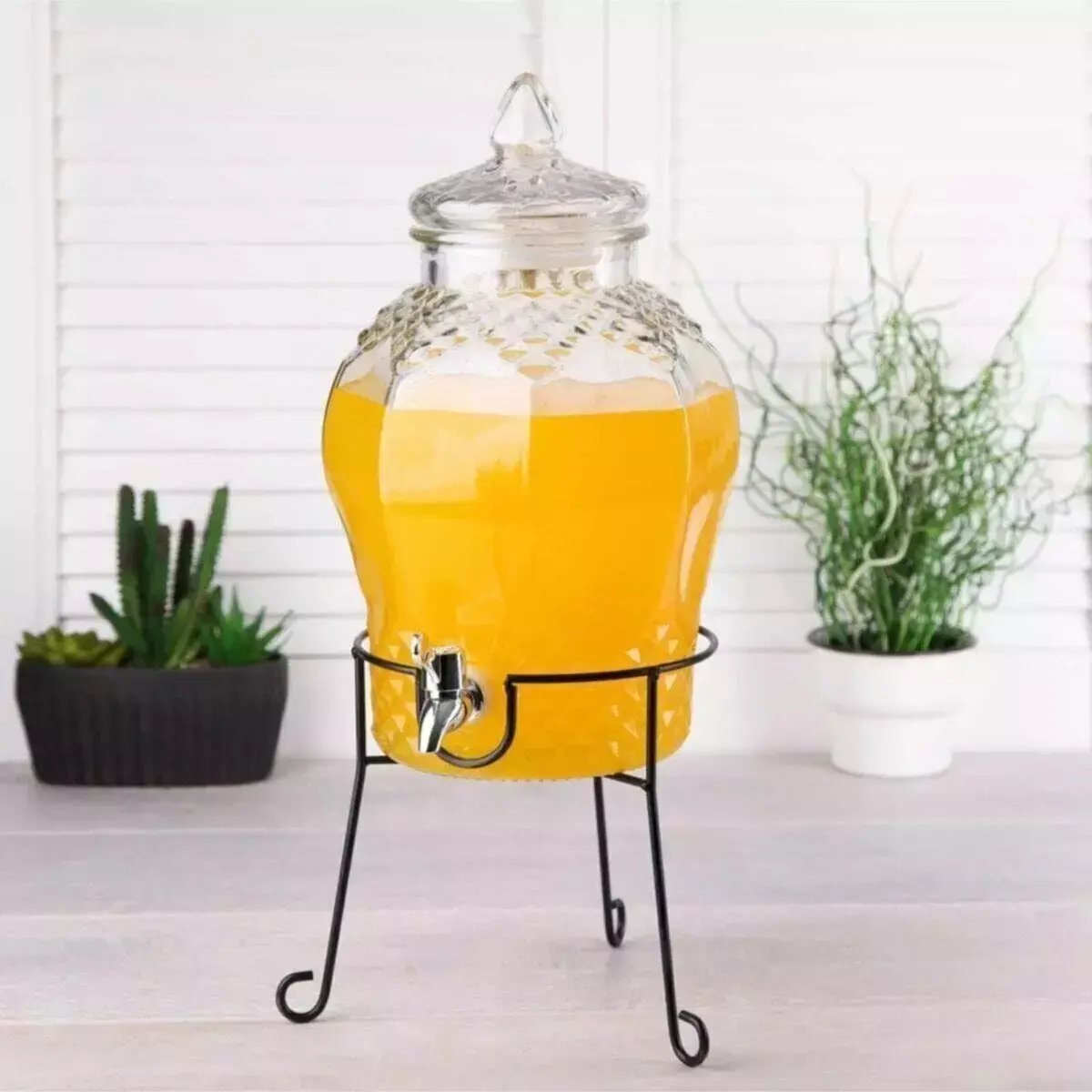 Cam Şerbetlik Sebil 6 lt