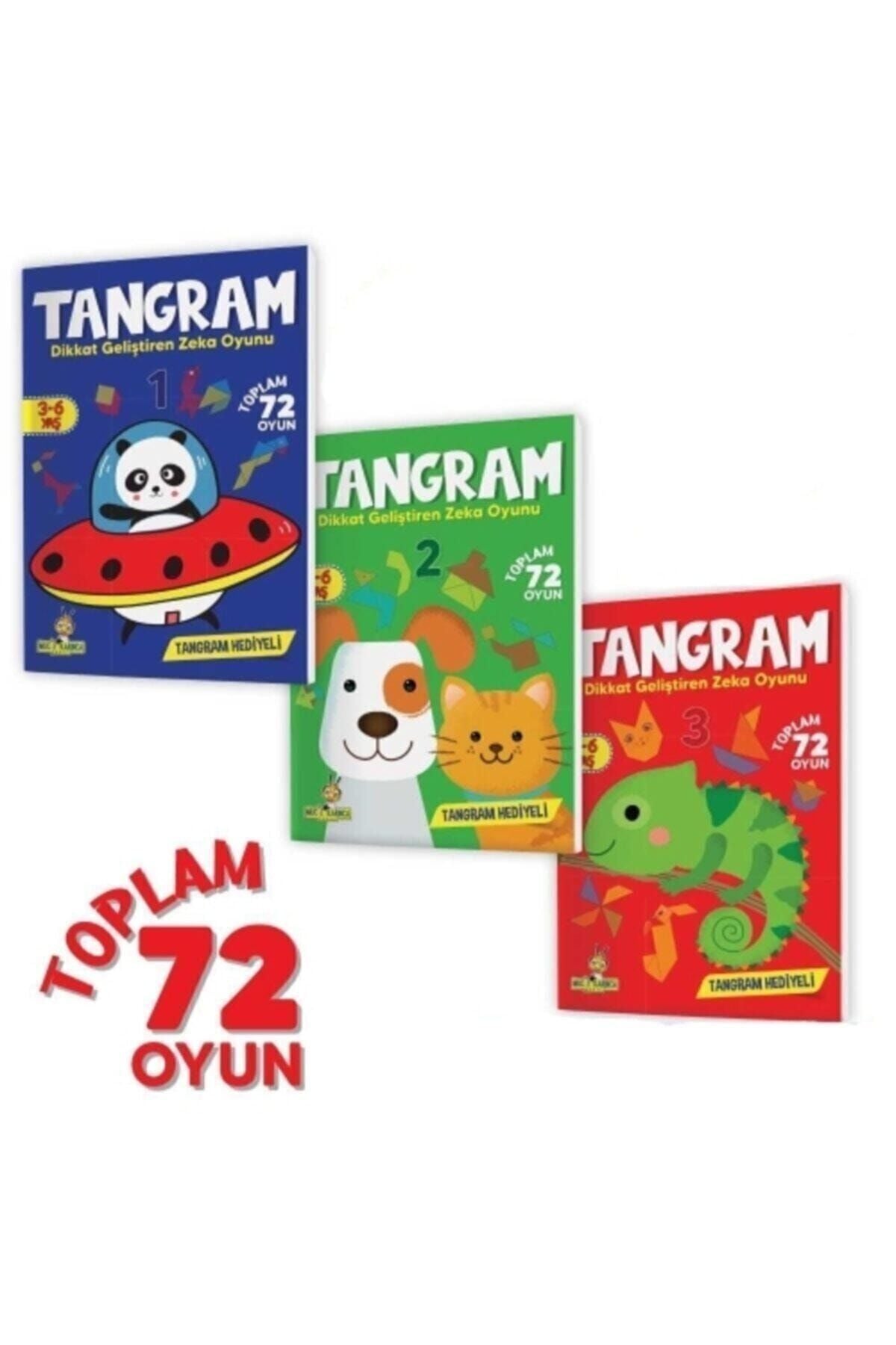 Mucit Karınca Tangram Dikkat Geliştirme Seti ( 3-6 Yaş )