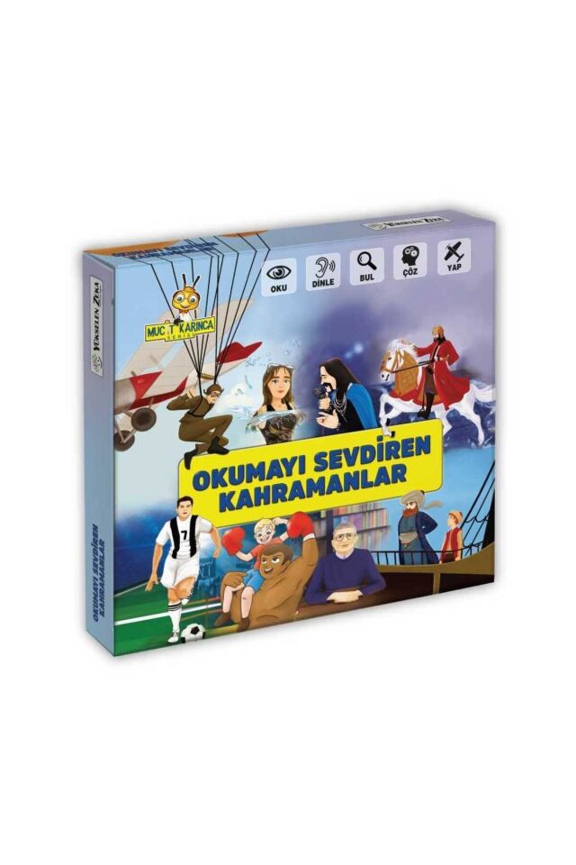 Çocuklara Okumayı Sevdiren Kahramanlar Seti (6-12 Yaş)