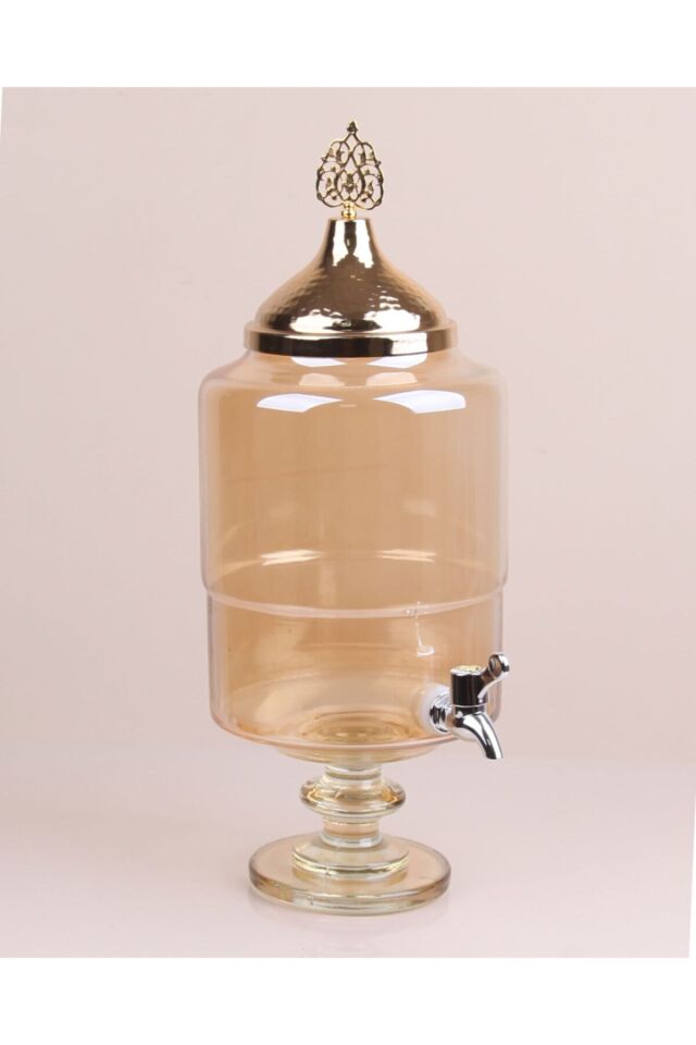 Buenos Cam Sebil Bal-altın Cam Ayaklı 5 Litre