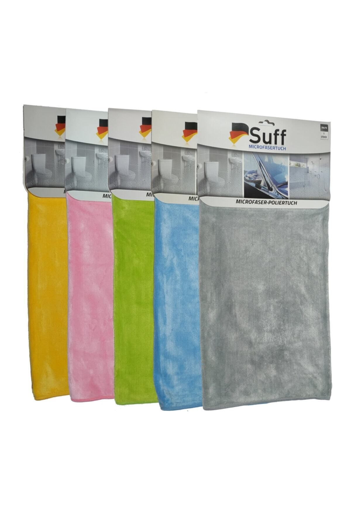 Mikrofiber Oto Pasta, Cila Ve Kurulama Bezi (70x50cm - Kadife Çiçeği)