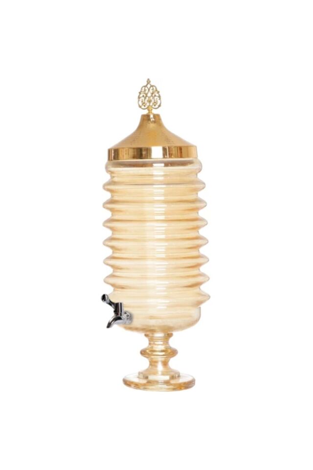 Cam Sebil, Damacana, Şerbetlik, Yağdanlık Musluklu 5 Lt.