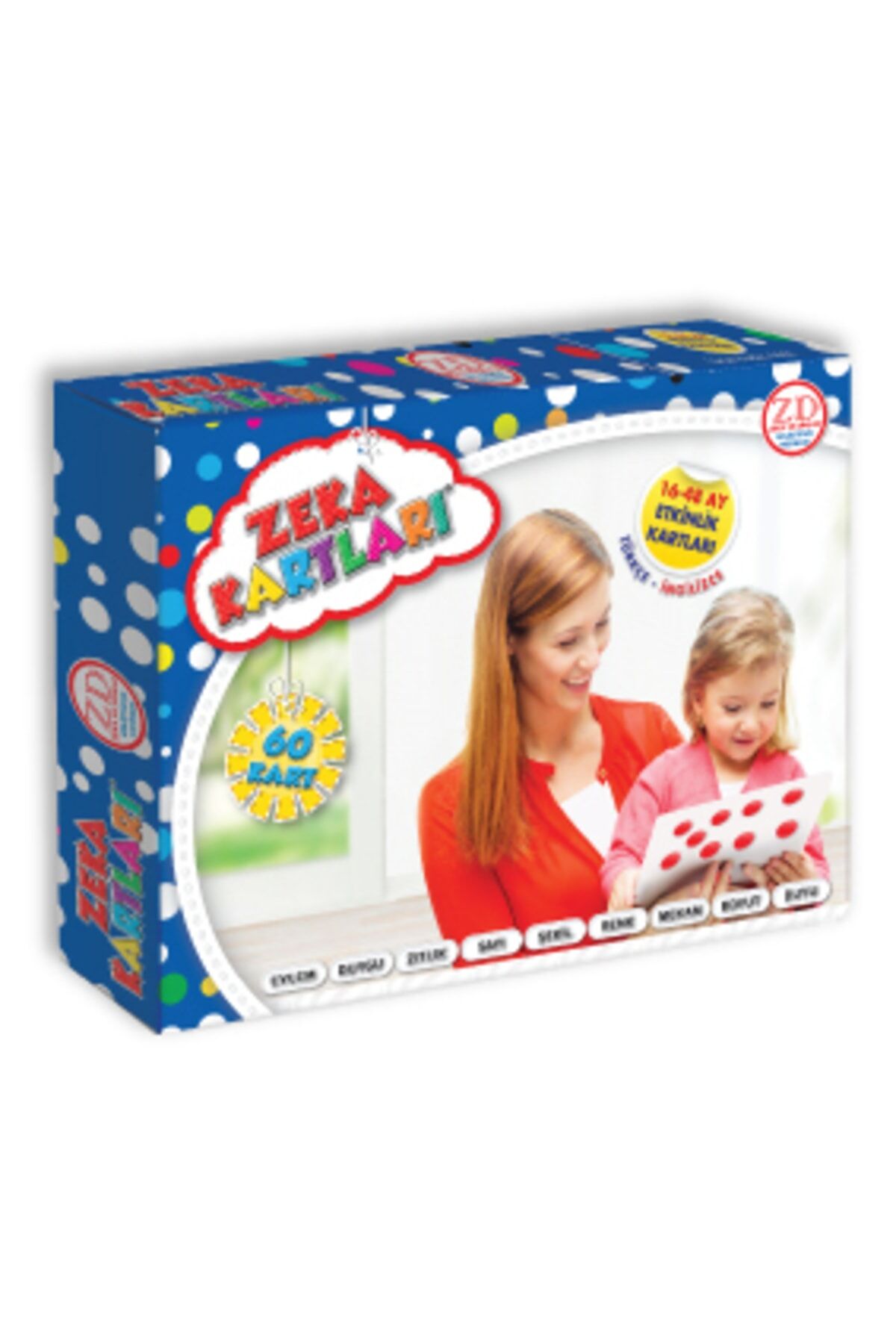 Bebek Zeka Kavram Etkinlik Kartları 16-48 Ay