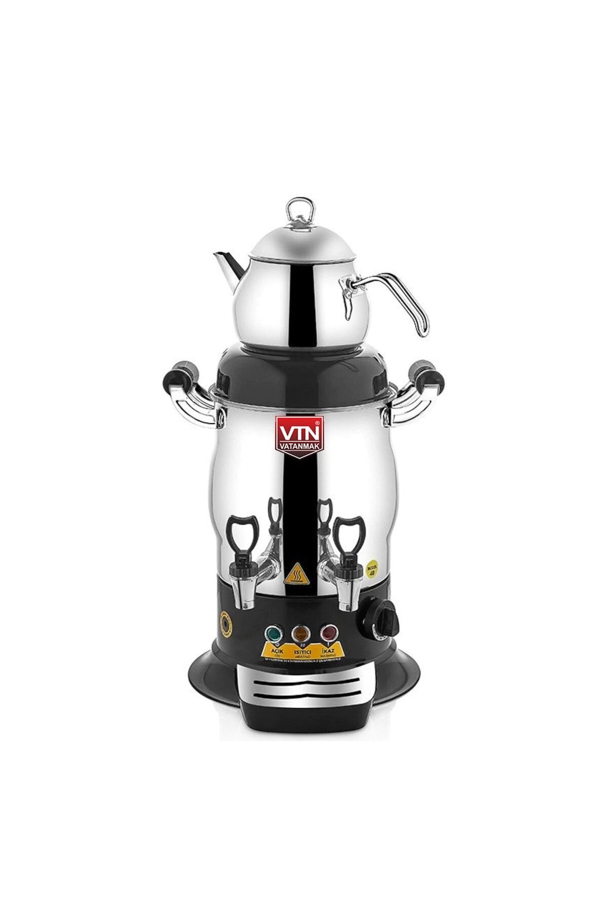 Vatan Mini Çift Demlikli Elektrikli Çay Semaveri 5 Lt