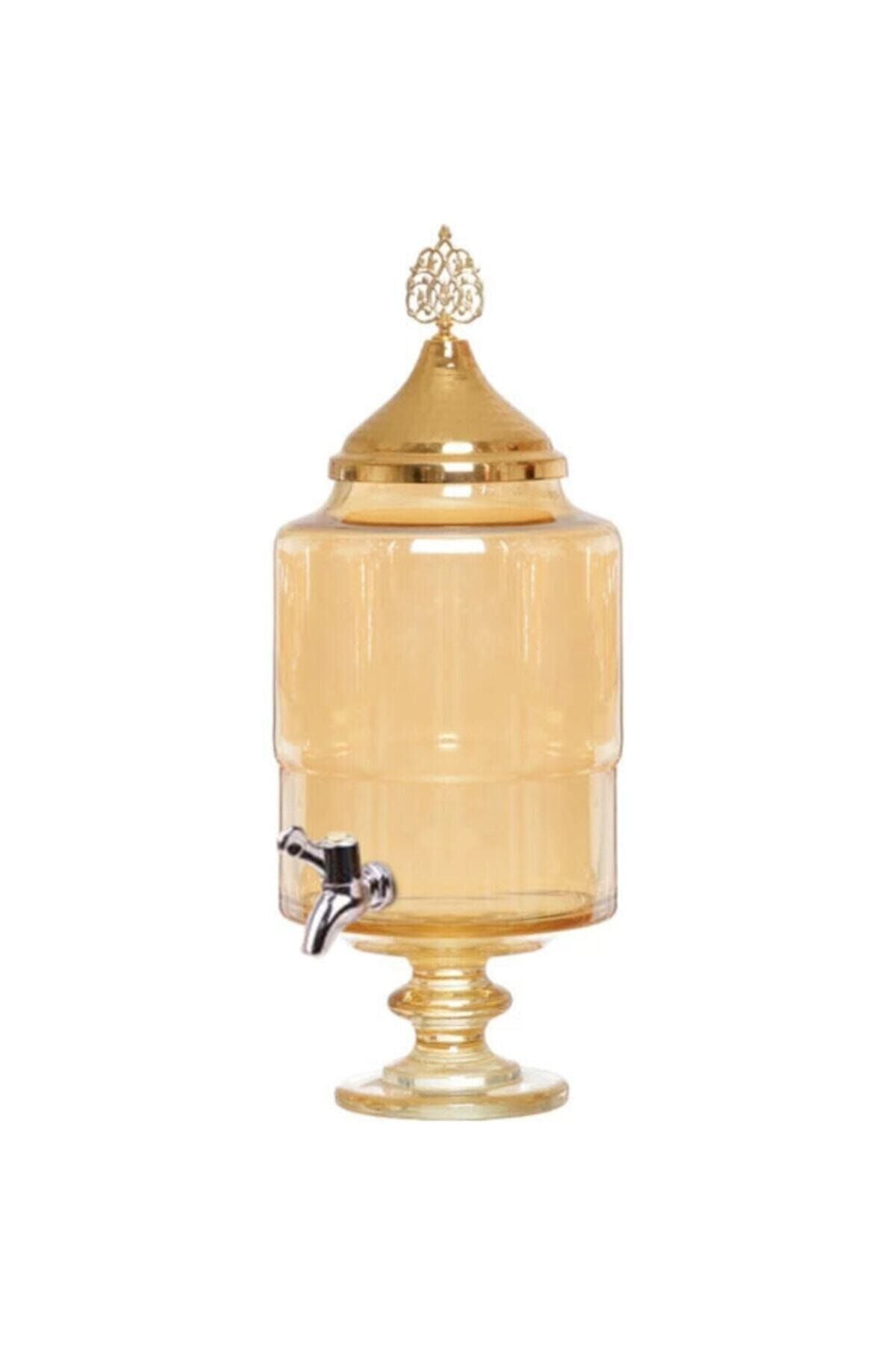 Buenos Kristal Cam Damacana, Şerbetlik, Musluklu 5lt