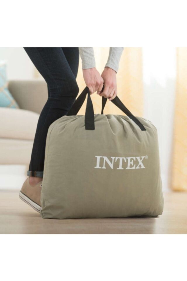 Elektrikli Çift Kişilik Şişme Yatak 152x203x46 Cm