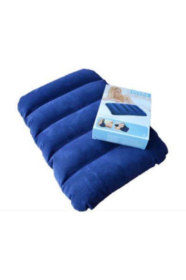 Şişme Yastık Kadife Kaplı Şişme Minder 43x28x9cm-