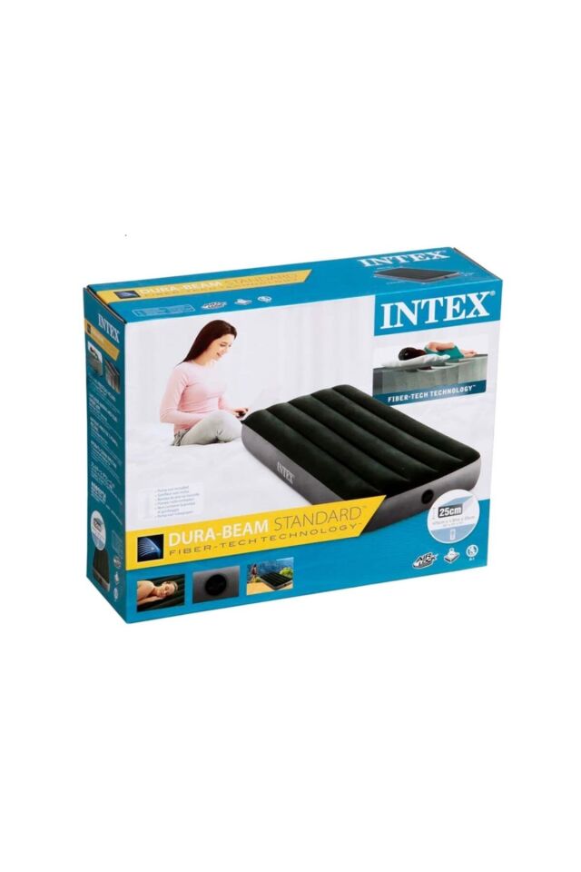 Dura-beam Tek Kişilik Şişme Yatak Yeşil - Gri