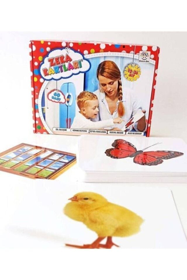 12-36 Ay Bebek Zeka Kartları (Dil Gelişimi, Işitsel Dikkat, Sosyal Beceri, Görme Duyusu)