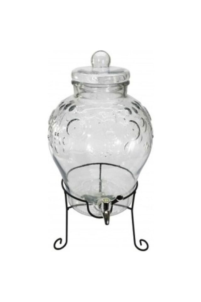 Cam Damacana Limonata Su Sebili  Şerbetlik 6 l