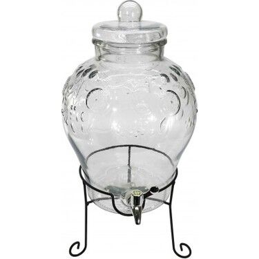 6 Litre Standlı Cam Damacana Sebil Şerketlik