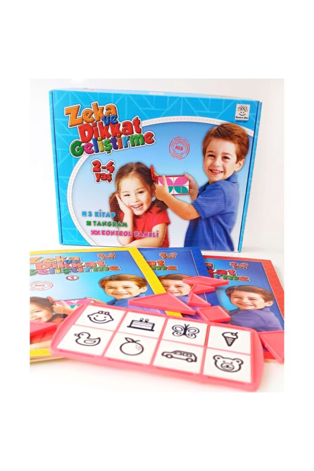 2-4 Yaş Zeka Ve Dikkat Geliştirme Seti