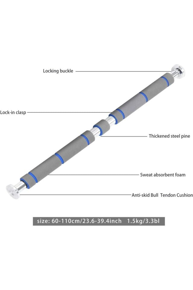 Cosfer Csf-5583 Süngerli Kapı Barfiksi 62-100 Cm