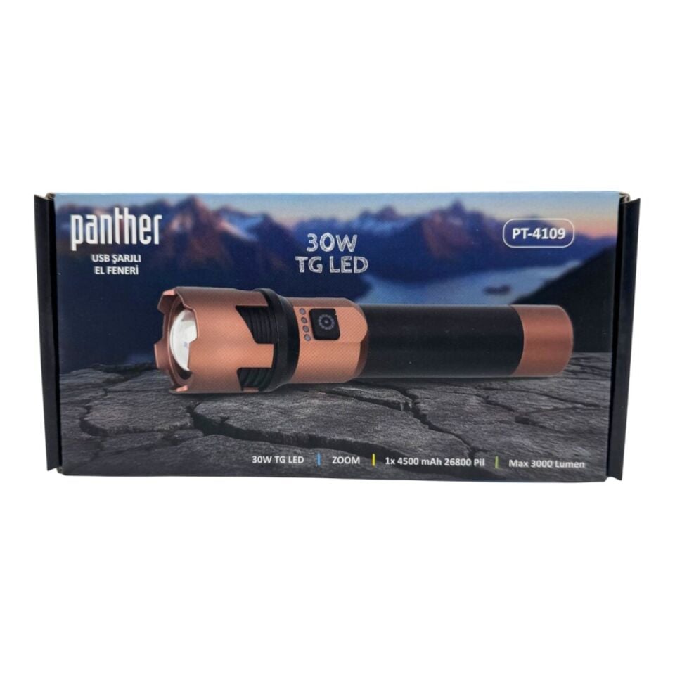 Panther Pt-4109 Şarjlı El Feneri