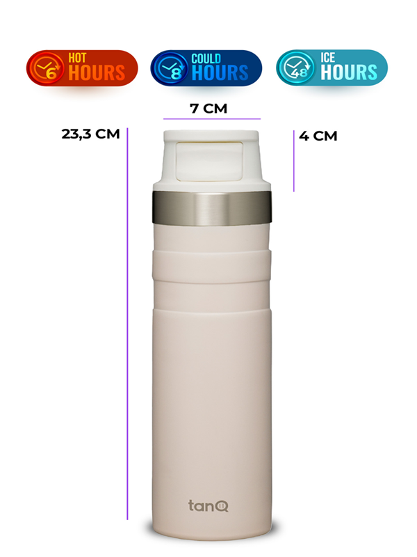 TanQ Ömür Boyu Garantili Active Paslanmaz Çelik Termos Sweet Dreams 600 ML
