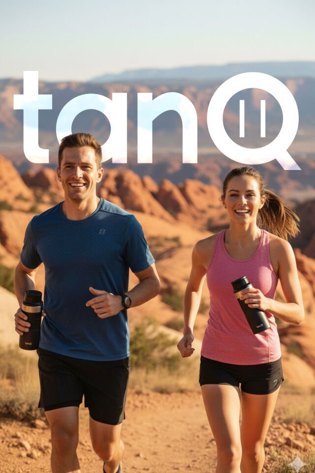 TanQ Ömür Boyu Garantili Active Paslanmaz Çelik Termos Midnight Black 350 ML