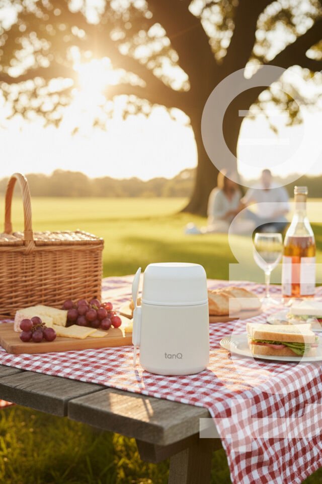 TanQ Ömür Boyu Garantili Bento Çelik Yemek Termosu Sweet Dream 500ML