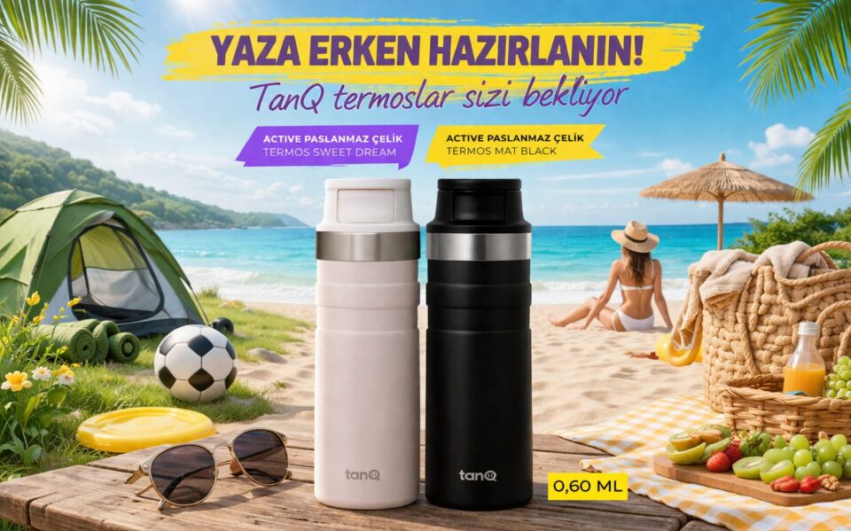 TanQ Ömür Boyu Garantili Bento Çelik Yemek Termosu Sweet Dream 500ML